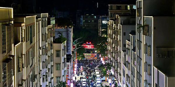 花都田美夜市开街启市   最美人间烟火气